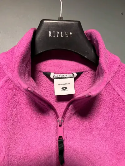 Chaqueta polar Columbia fucsia para mujer - miniatura 2