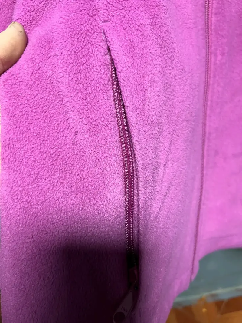 Chaqueta polar Columbia fucsia para mujer - 3