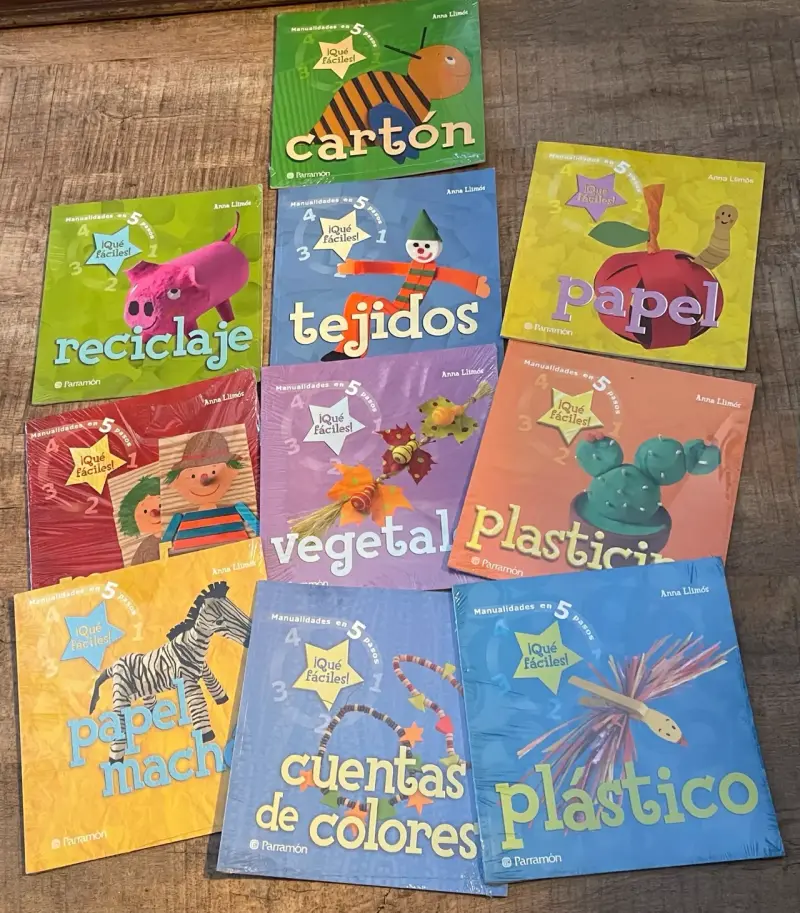 Colección de 10 libros de manualidades para niños