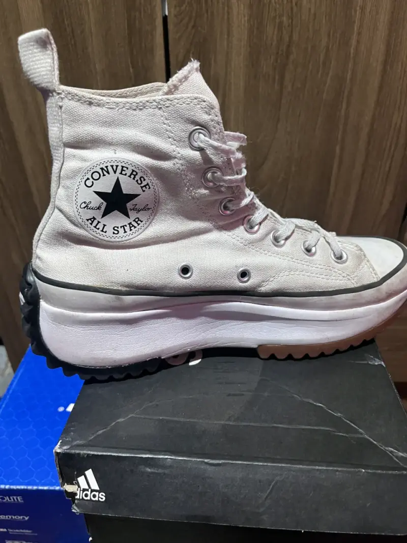 Zapatillas altas blancas Converse All Star - 3
