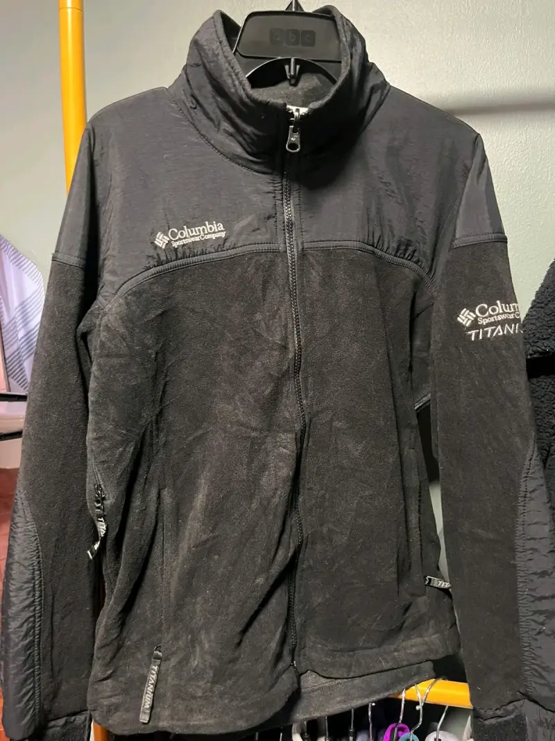 Chaqueta polar Columbia Titanium negra para mujer - 2