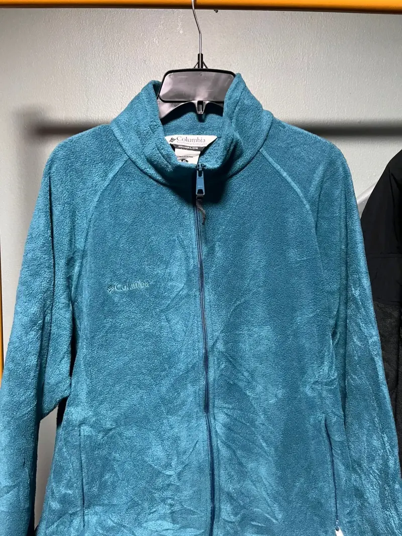 Chaqueta polar azul Columbia para mujer - 3