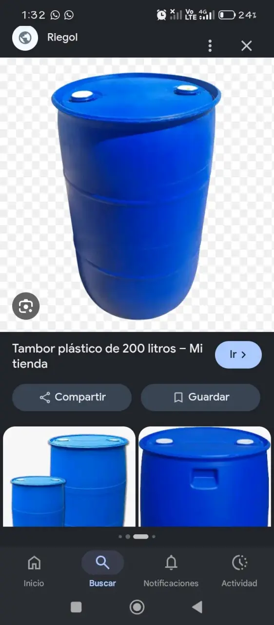 Tambor de 200 litros