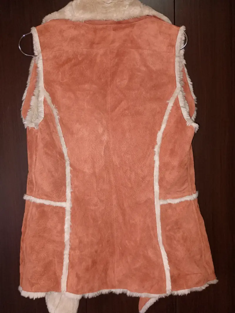 Chaleco de Piel Mujer Talla M - 2