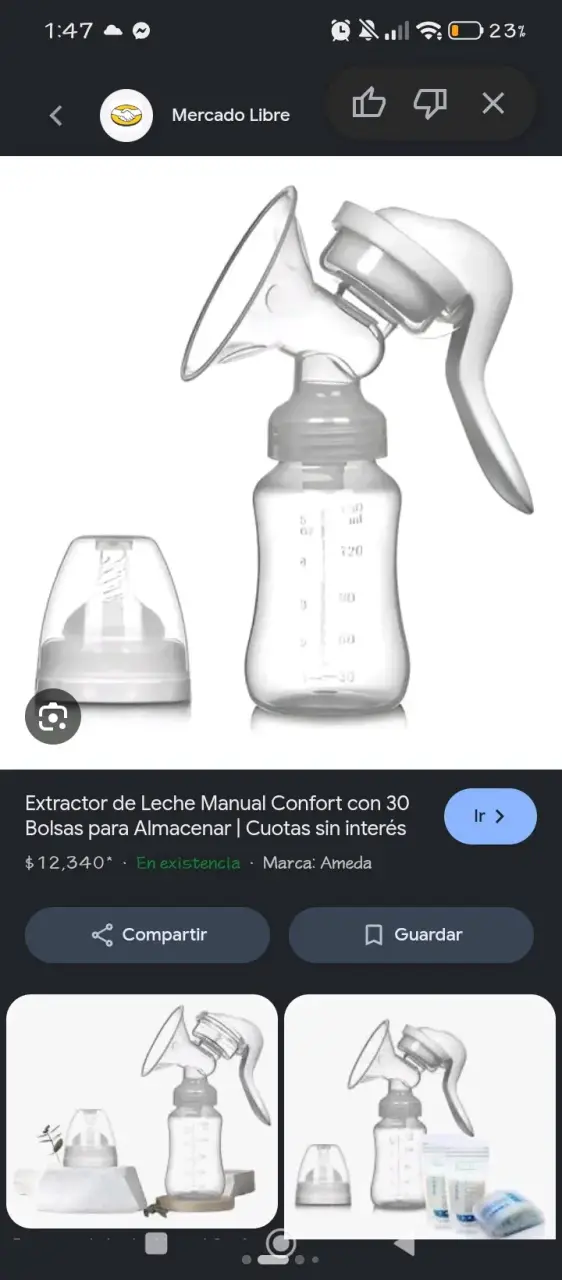 Extractor de Leche Manual Playtex Confortable - 2