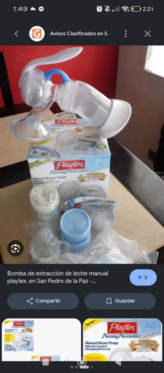 Extractor de Leche Manual Playtex Confortable - 4