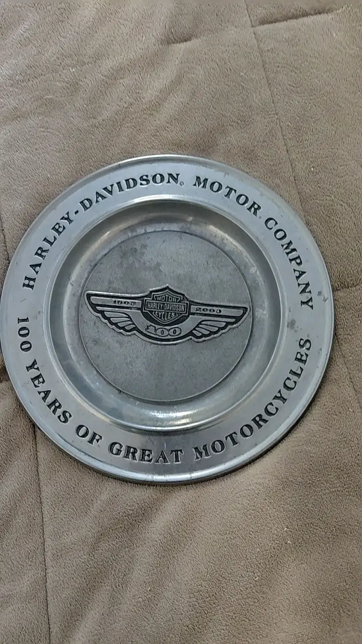 Plato conmemorativo Harley-Davidson 100 años