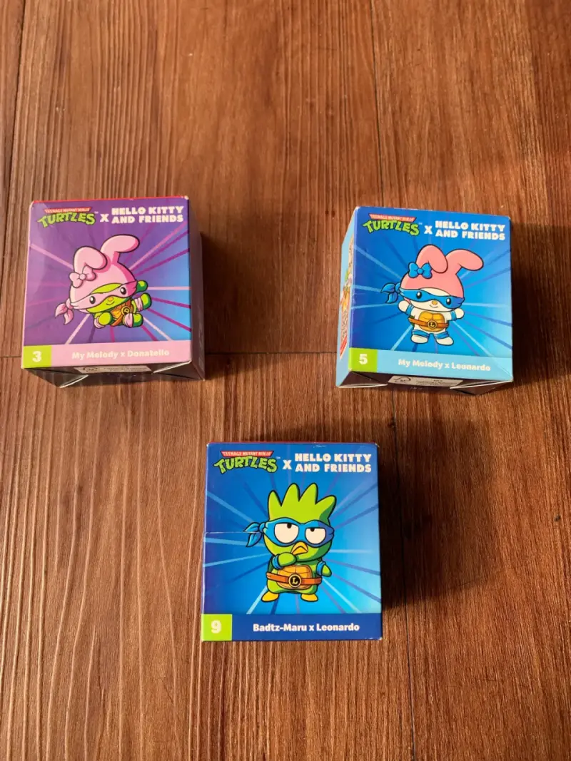 Figuras coleccionables Hello Kitty x TMNT - 1