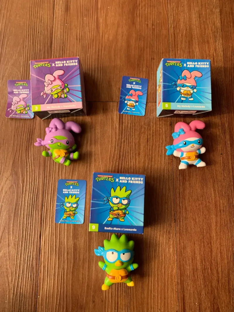 Figuras coleccionables Hello Kitty x TMNT - 2
