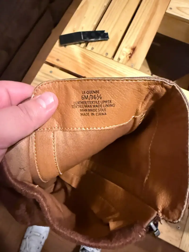 Botas altas de cuero marrón Lucky Brand - 3