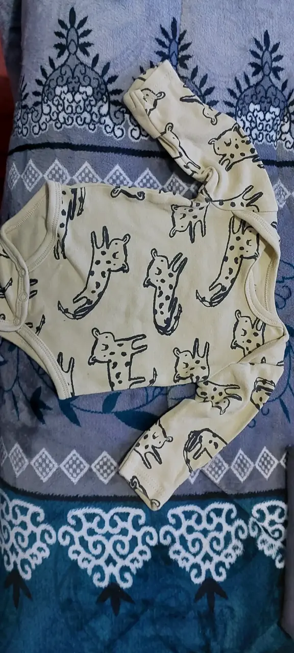 Conjunto de bodies para bebé manga larga - 6
