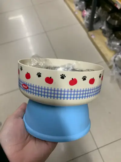 Plato de comida para mascotas con diseño de gatos - miniatura 2