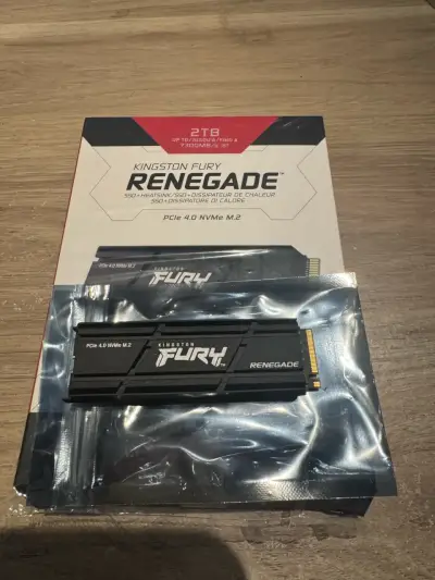 SSD Kingston Fury Renegade 2TB PCIe 4.0 NVMe M.2 - miniatura 1