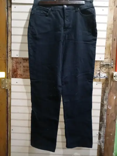 Pantalones de mezclilla negros para hombre - miniatura 2