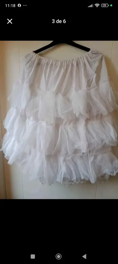 Vestido China Poblana Floral Talla M/L - miniatura 5