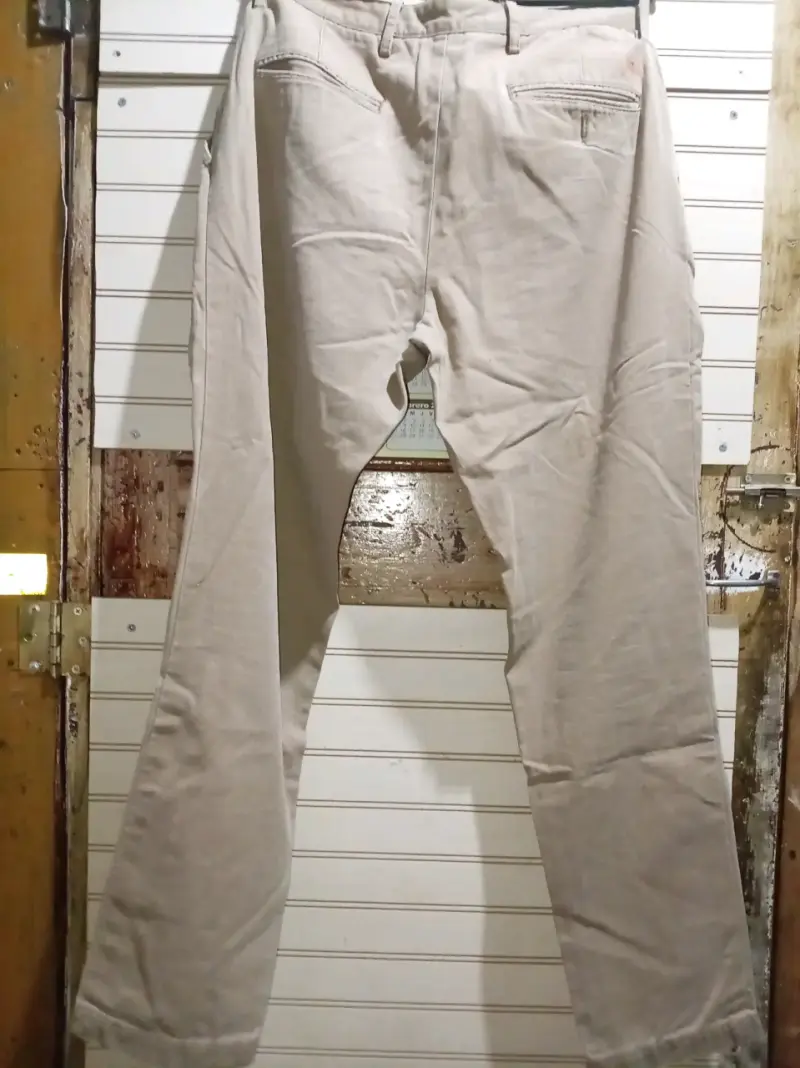 Pantalones beige de hombre en buen estado - 1