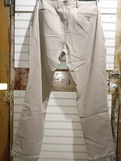 Pantalones beige de hombre en buen estado - miniatura 1