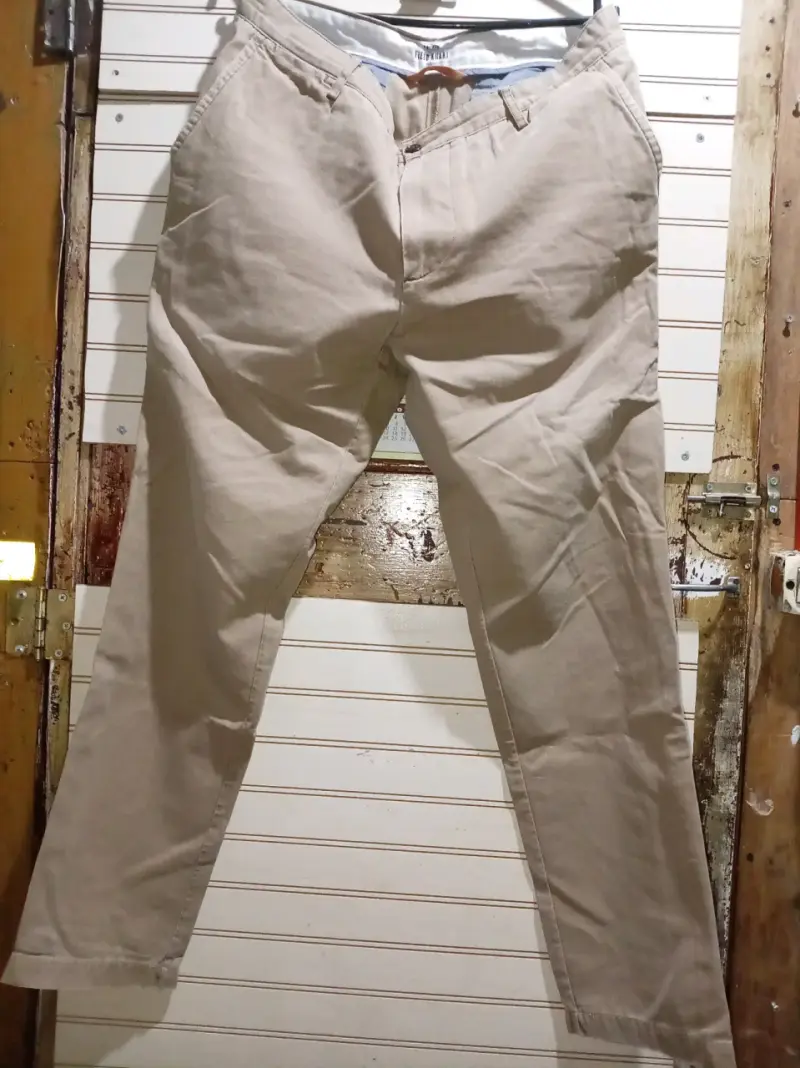 Pantalones beige de hombre en buen estado - 2