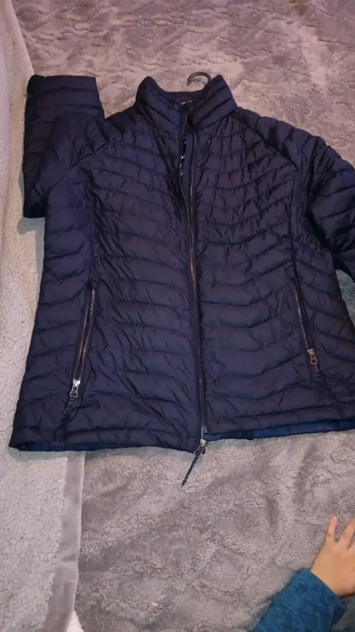 Chaqueta acolchada Columbia azul para mujer - 1