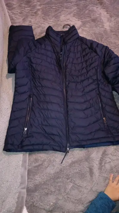 Chaqueta acolchada Columbia azul para mujer - miniatura 1
