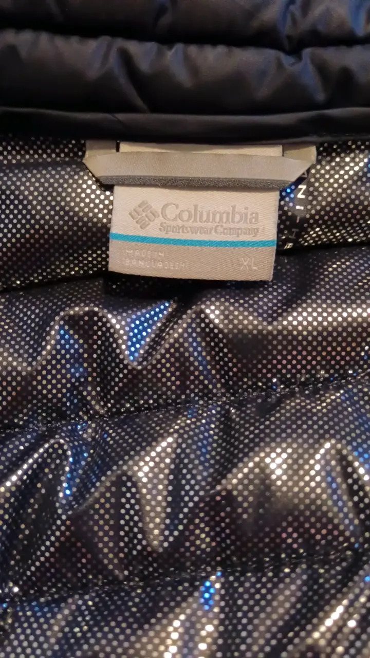 Chaqueta acolchada Columbia azul para mujer - 3