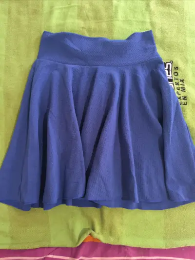 Falda corta estampada multicolor - miniatura 3