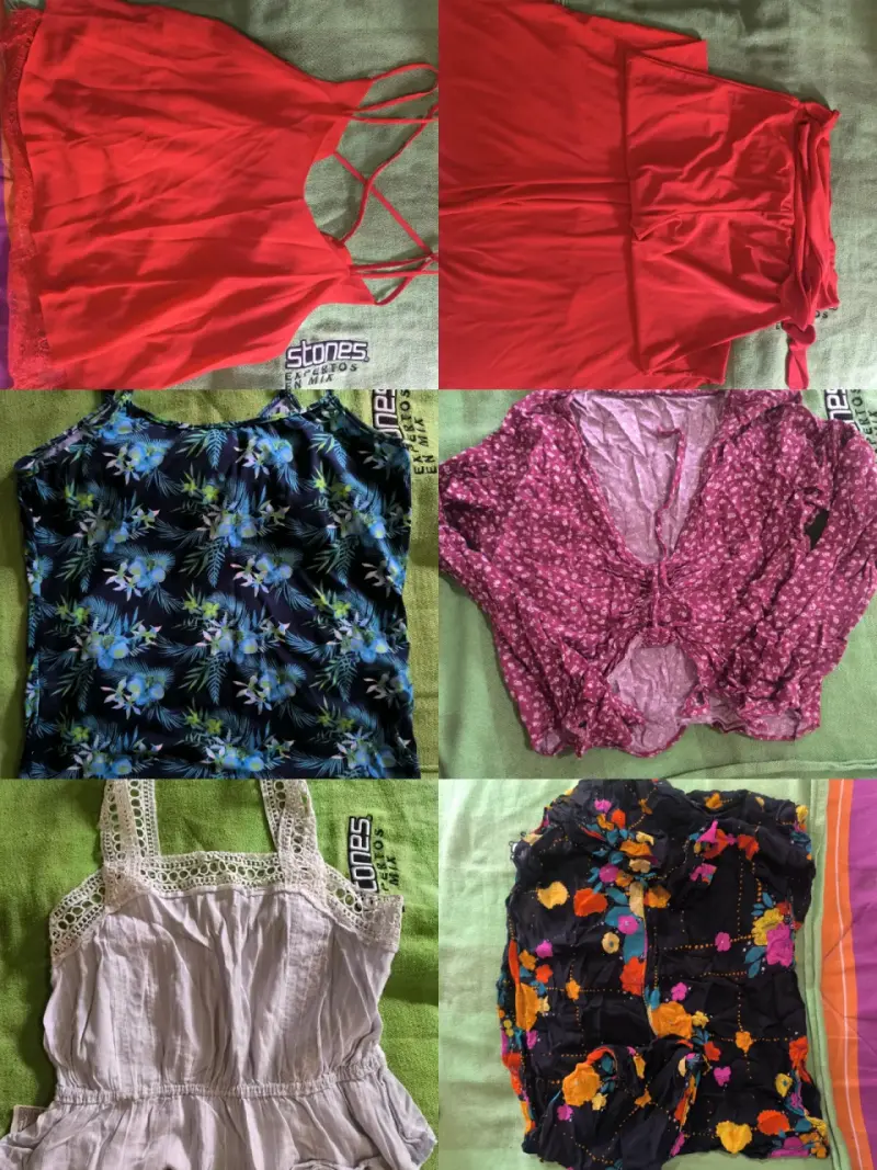 Lote de blusas y tops variados para mujer - 4