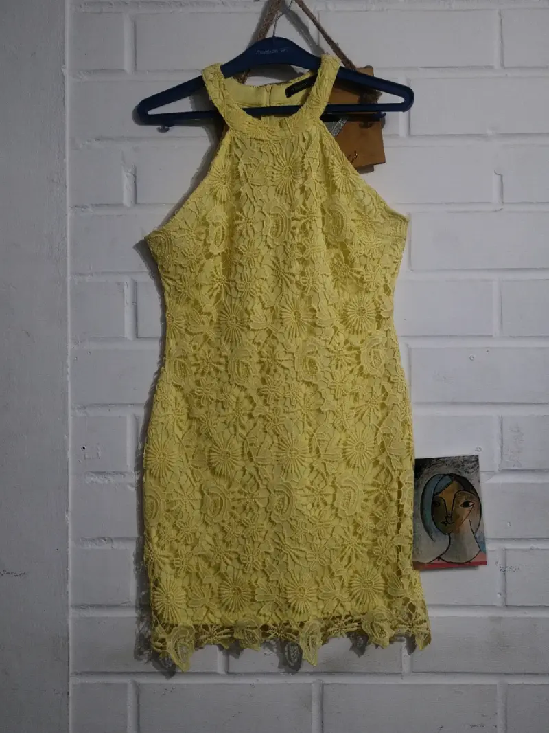 Vestido largo negro elegante para mujer - 2