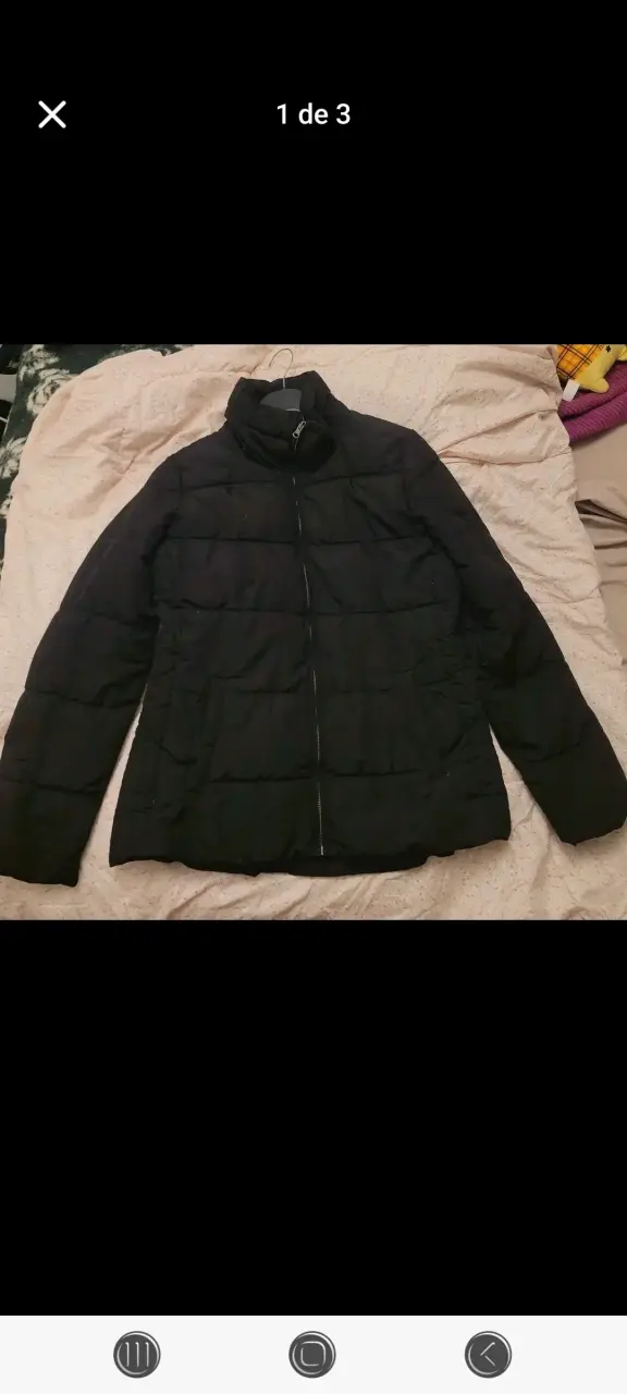 Chaqueta acolchada negra Old Navy para mujer - 1