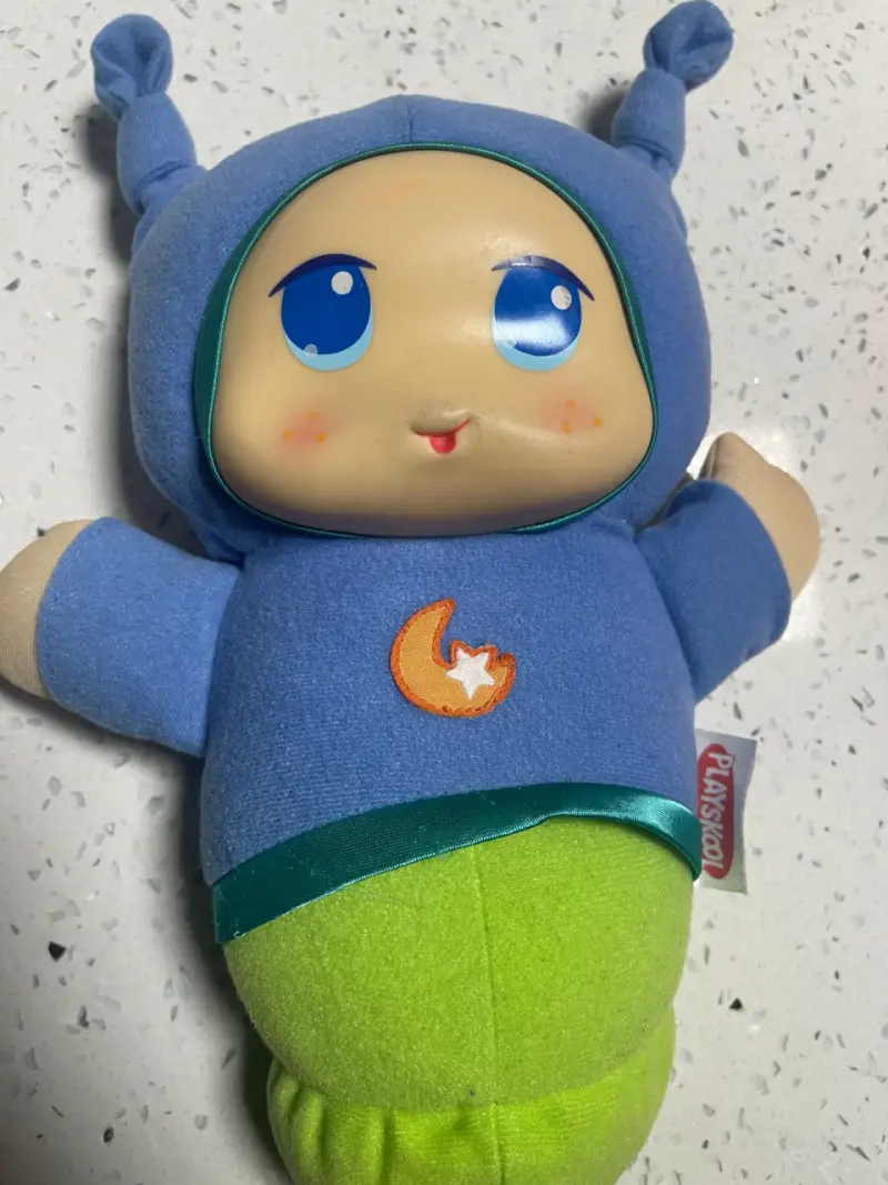 Muñeco de peluche Playskool azul y verde - 2