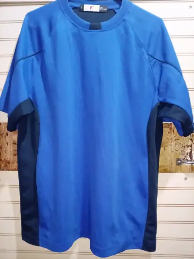 Polera deportiva azul para hombre - miniatura 1