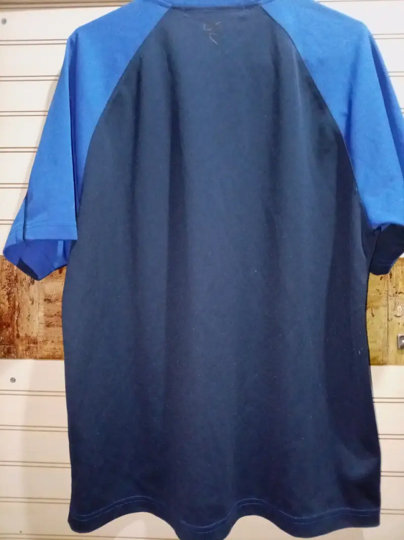 Polera deportiva azul para hombre - 2