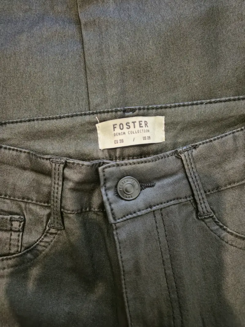 Jeans negros engomados Foster - 3
