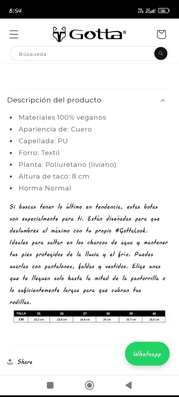 Botas negras de taco alto para mujer - 5