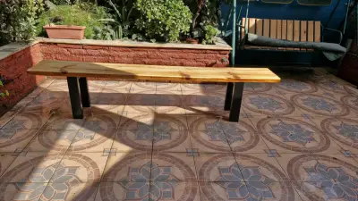 Banco de madera para jardín - miniatura 1