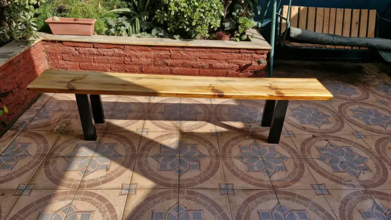 Banco de madera para jardín - 2