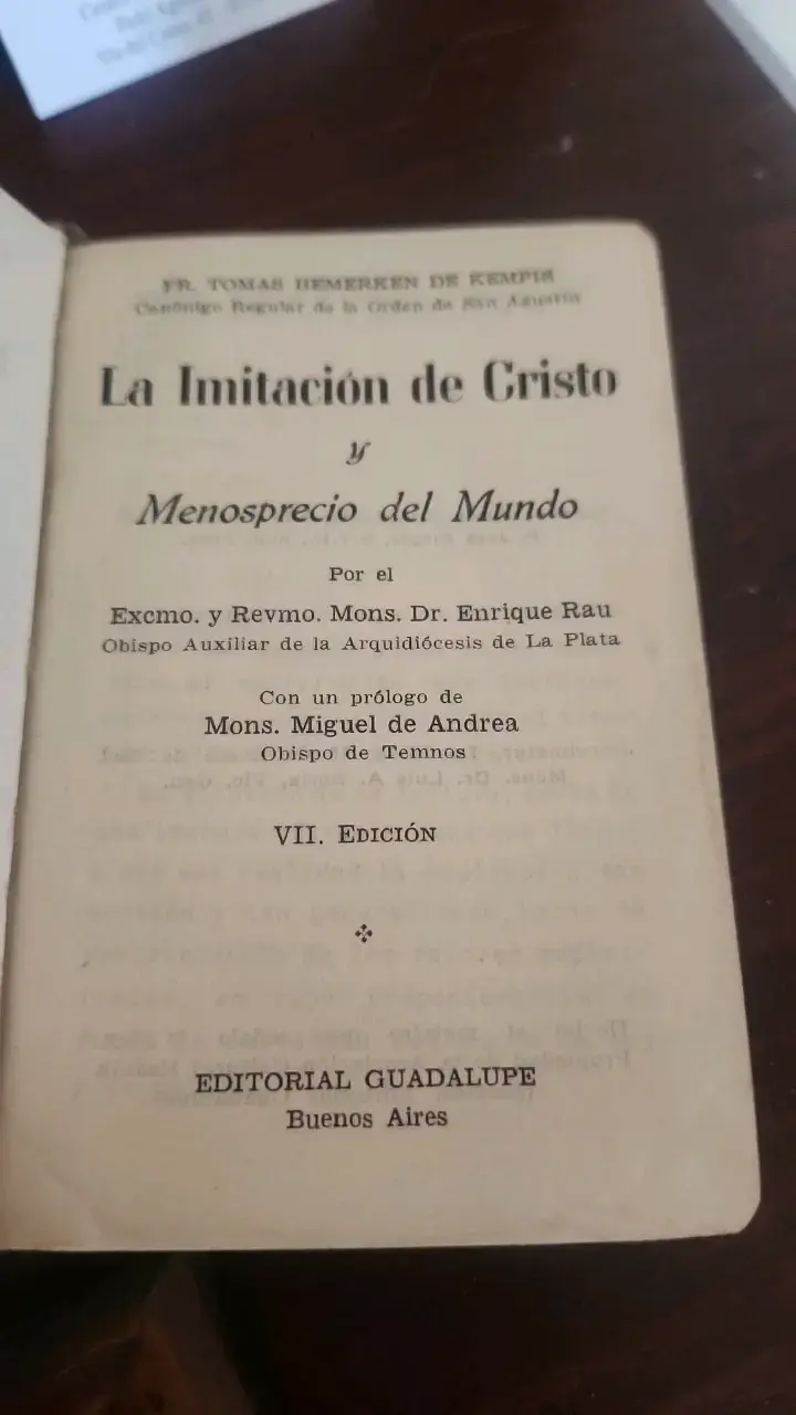 Libro antiguo 'La Imitación de Cristo' en español - 2