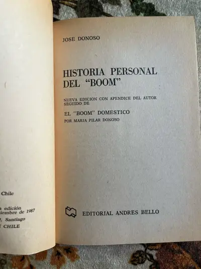 Libro Historia Personal del Boom de José Donoso - miniatura 2