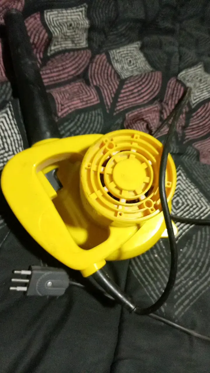 Soplador eléctrico amarillo portátil - 4