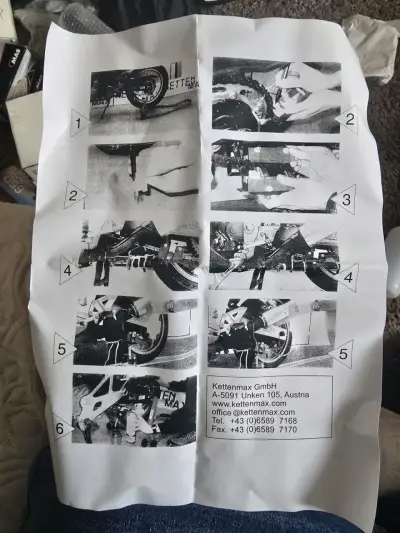 Kit limpiador de cadenas de moto Kettenmax - miniatura 1