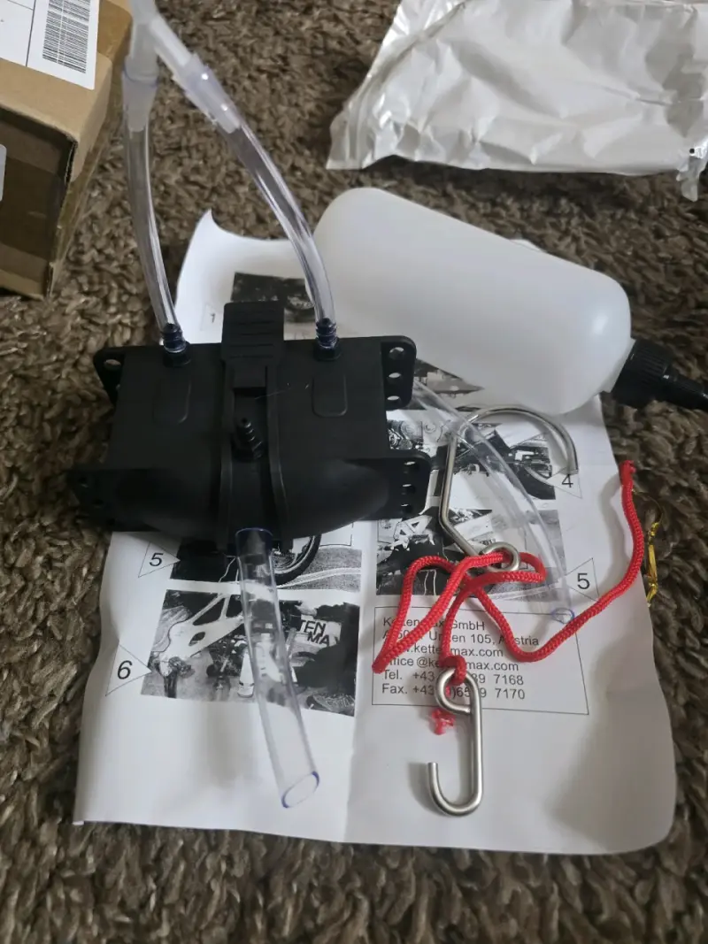 Kit limpiador de cadenas de moto Kettenmax - 2