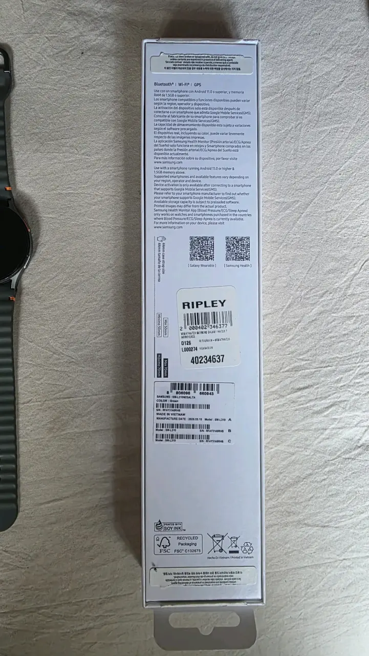 Samsung Galaxy Watch 7 con correa verde - 2