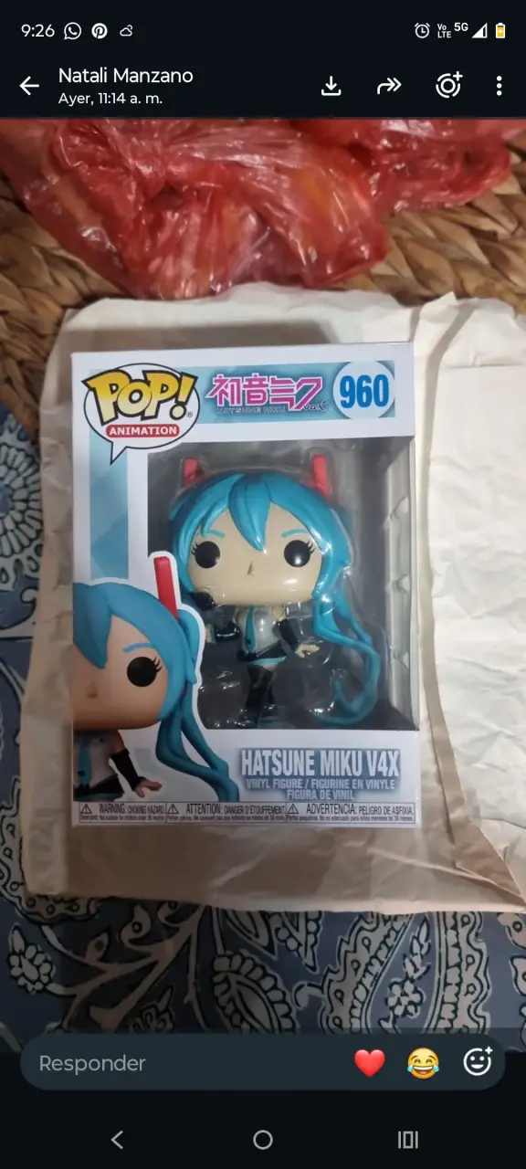Figura Funko Pop Hatsune Miku V4X - 1