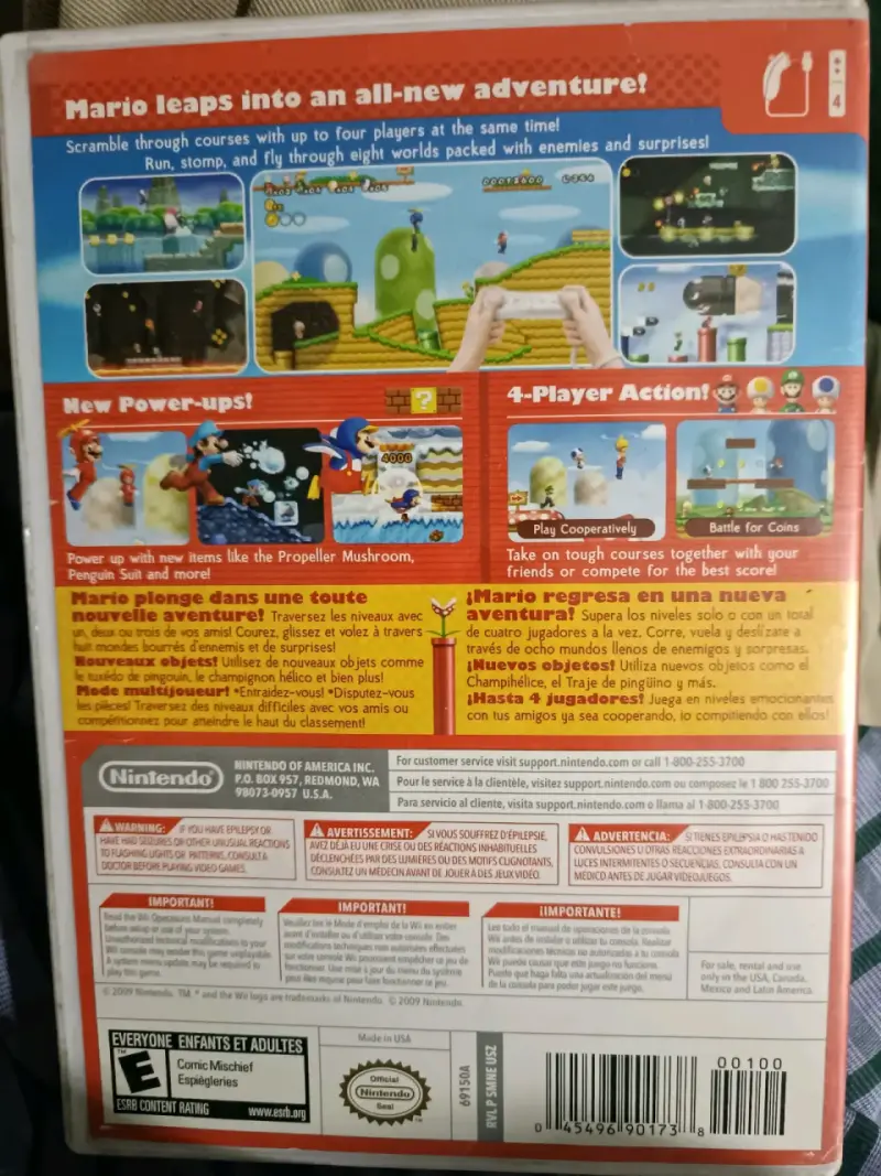 Juego New Super Mario Bros para Wii - 4