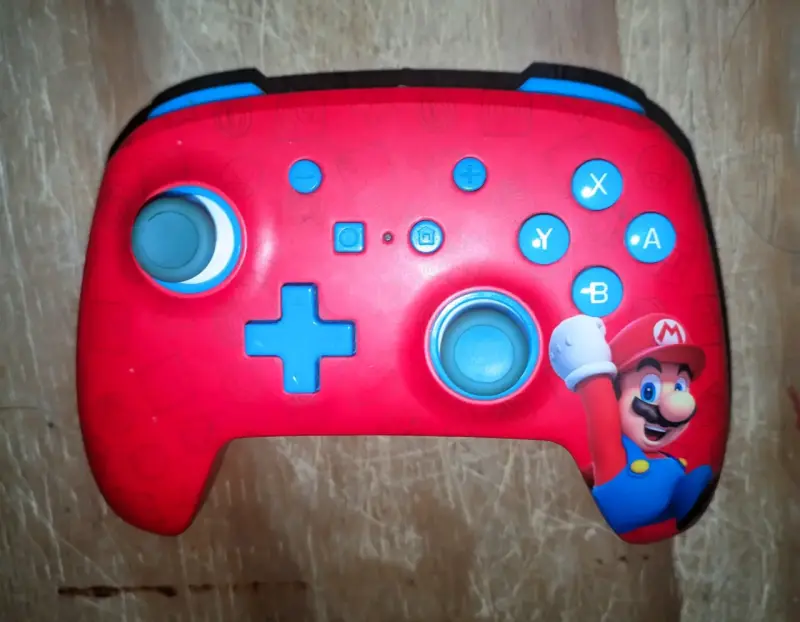 Control alambrico rojo Mario para Switch-Pc - 1