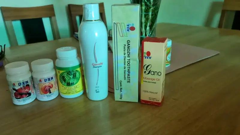 Set de productos DXN con café y suplementos - 3
