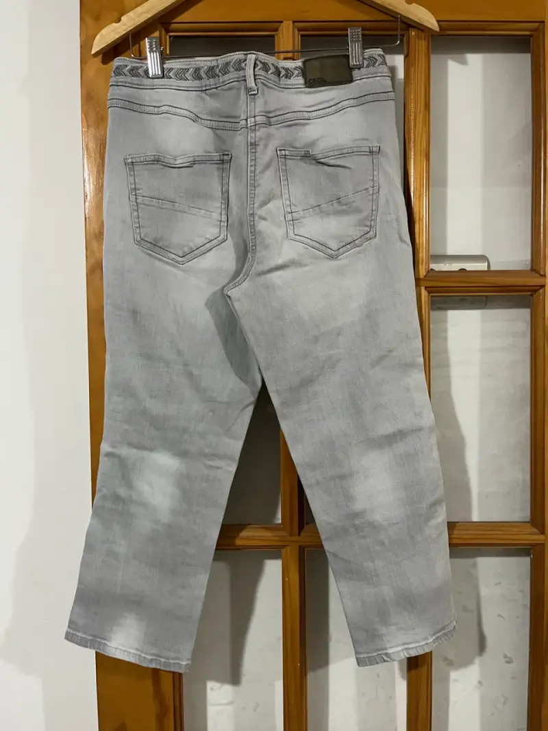 Jeans grises para mujer Cecil talla 27 - 2