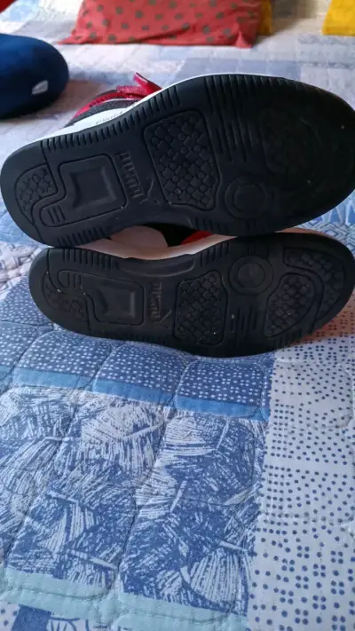 Zapatillas deportivas rojas para niños Puma - miniatura 3