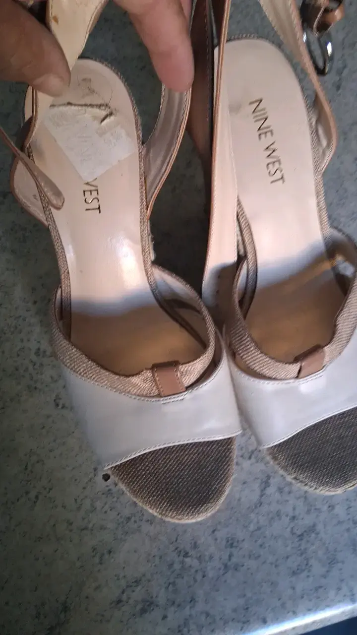 Sandalias Nine West de tacón alto beige - 3