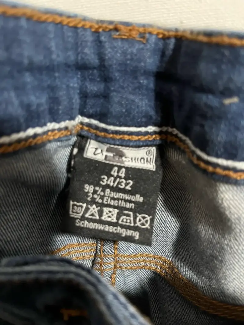 Jeans azul oscuro para hombre talla 44 - 1
